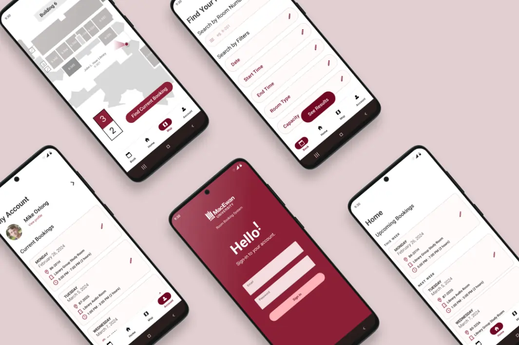 A photo of MacEwan Room Booking System Mobile App