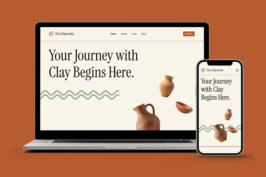 A photo of Vivaclay Works Website Redesign